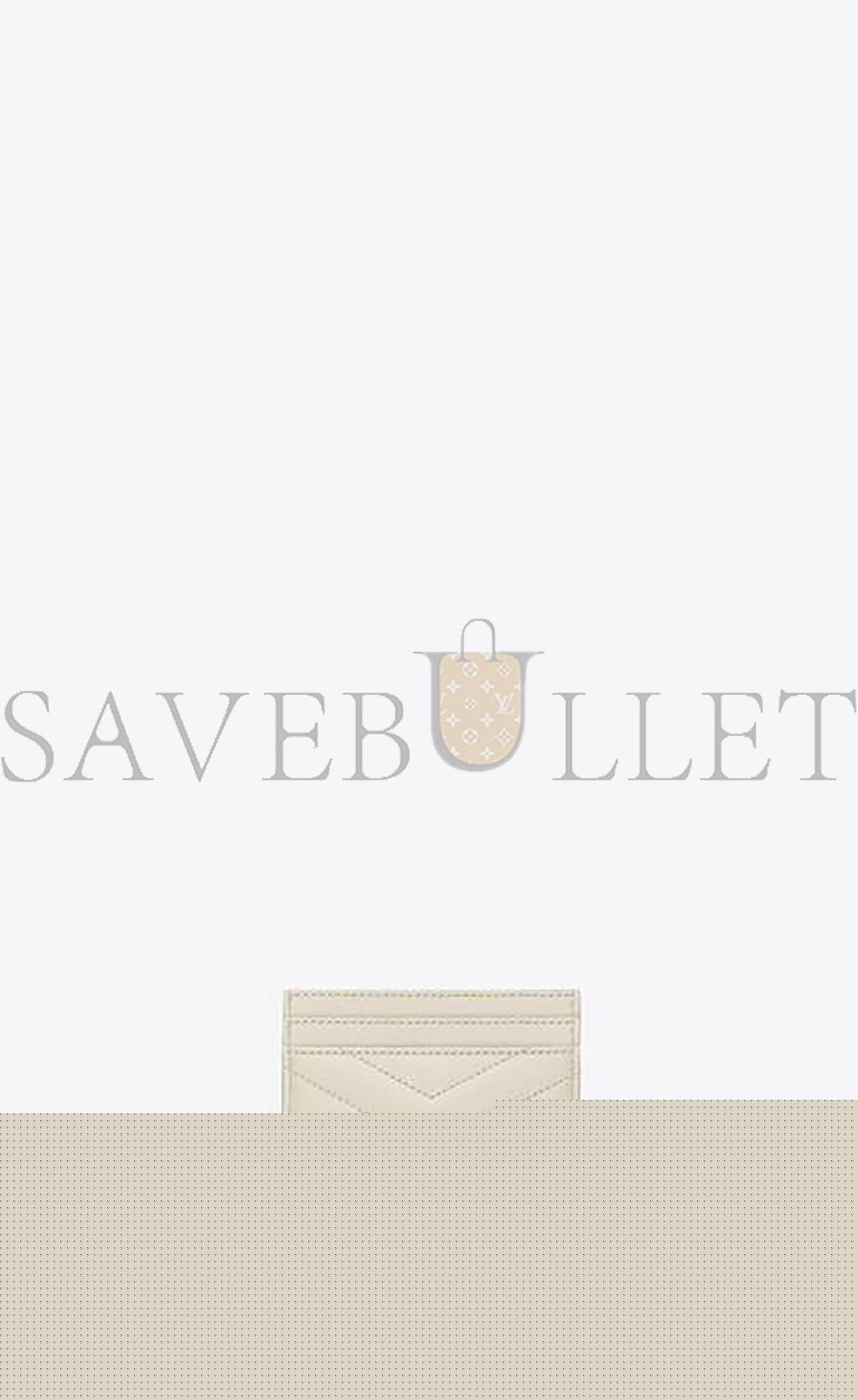 YSL CASSANDRE MATELASSÉ CARD CASE IN GRAIN DE POUDRE EMBOSSED LEATHER 423291BOW019207 (10.5*7.5*0.5cm)