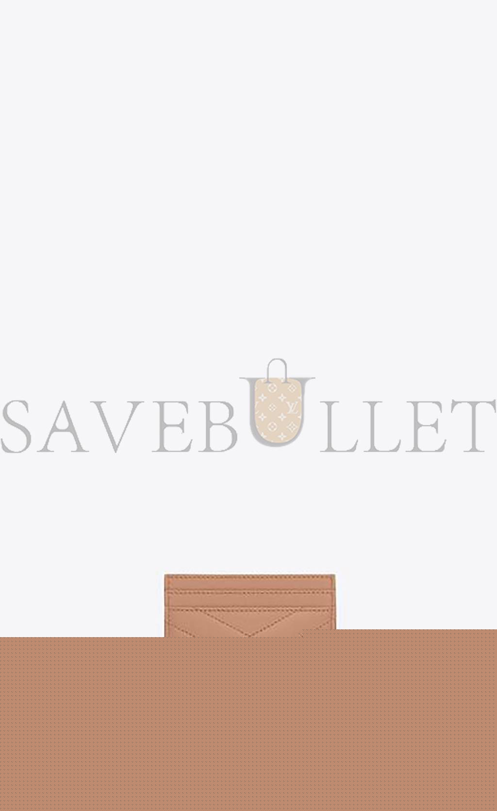 YSL CASSANDRE MATELASSÉ CARD CASE IN GRAIN DE POUDRE EMBOSSED LEATHER 423291BOW019830 (10.5*7.5*0.5cm)