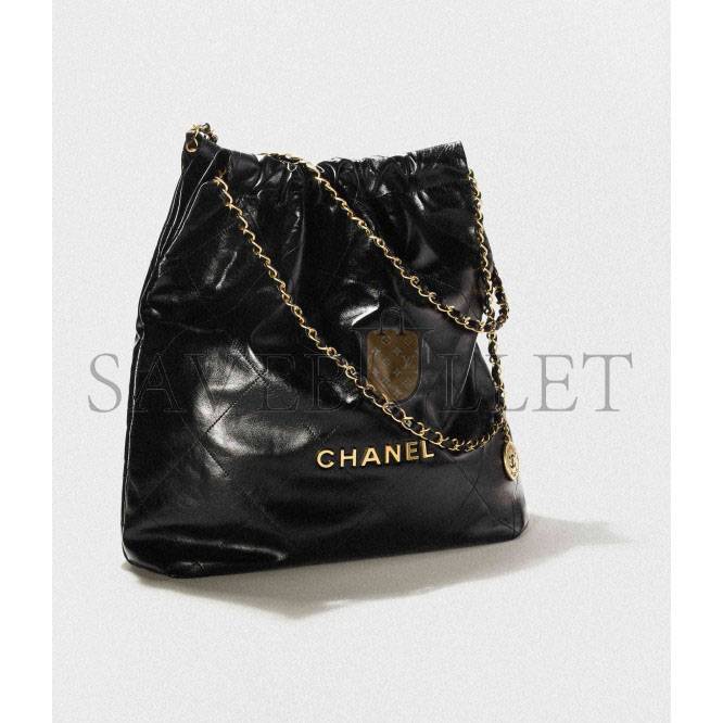 Ch*el 22 large handbag gold hardware  as3262 b08037 94305 （48*45*10cm）
