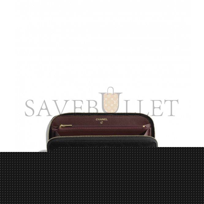 Ch*el classic long zipped wallet gold hardware   ap0242 y01864 c3906 （19.5*10.5*2cm）
