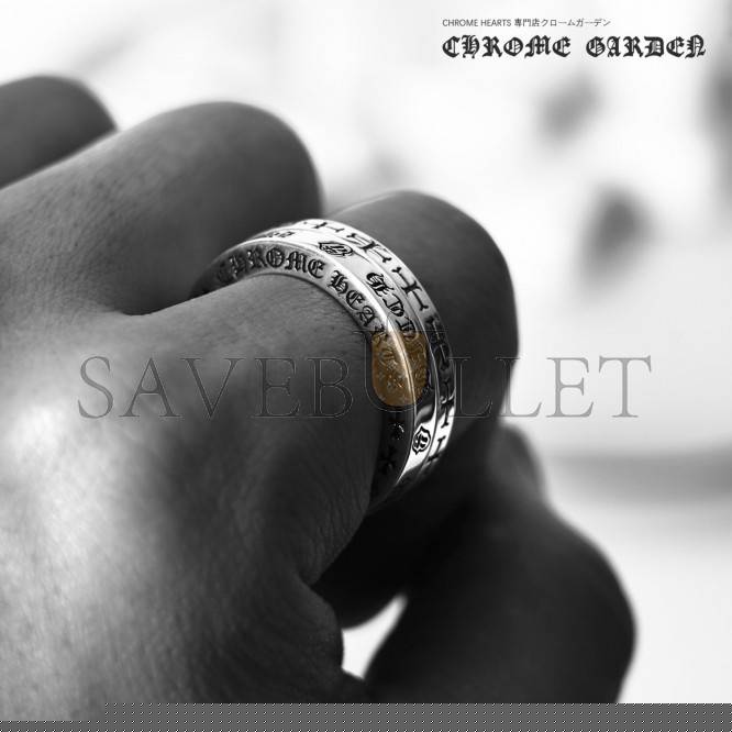 CHROME HEARTS 3MM THE ROLLING STONES B*TCH SPACER RING