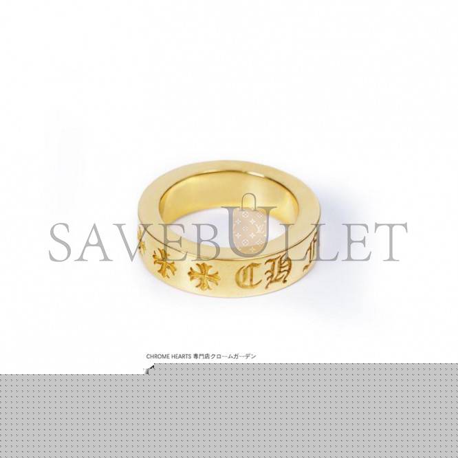 CHROME HEARTS 22K GOLD FOREVER RING (MADE TO ORDER)