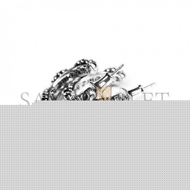 CHROME HEARTS CROSS HOOP EARRING