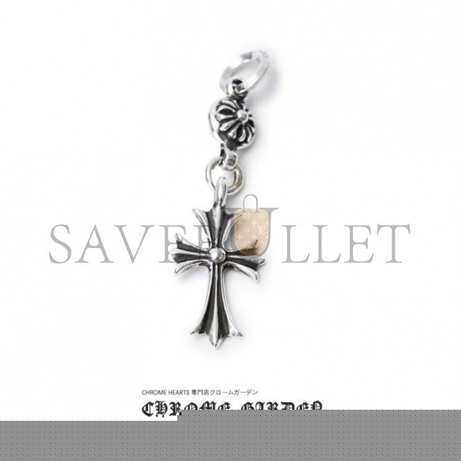 CHROME HEARTS CROSS WITH ONE SILVER BALL CHARM(Pendant Only)