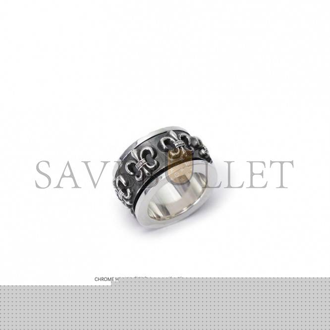 CHROME HEARTS BS FLEUR SPINNER RING