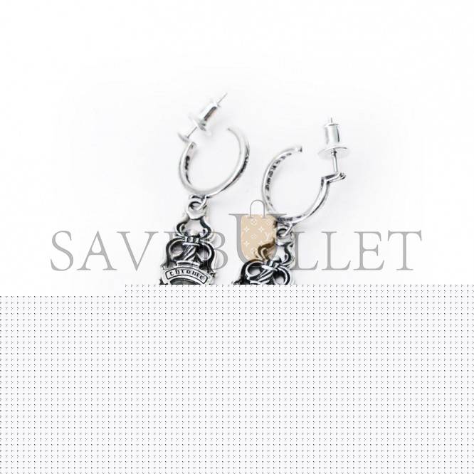 CHROME HEARTS DAGGER HOOP EARRINGS