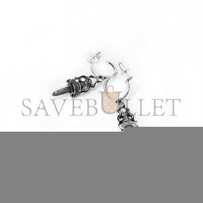 CHROME HEARTS DAGGER HOOP EARRINGS