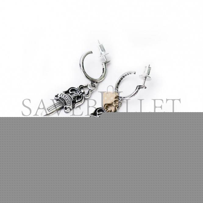 CHROME HEARTS DAGGER HOOP EARRINGS