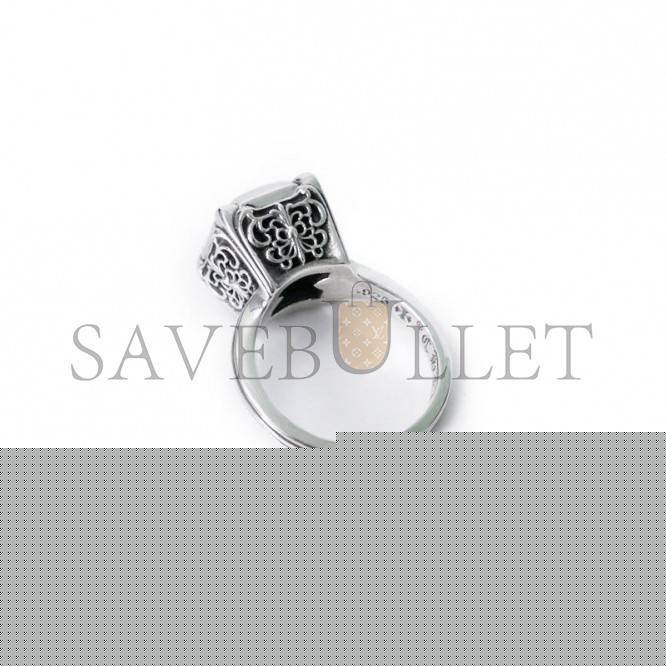 CHROME HEARTS BUTTERFLY CROSS COCKTAIL RING
