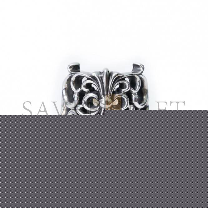 CHROME HEARTS BUTTERFLY FLORAL CROSS RING