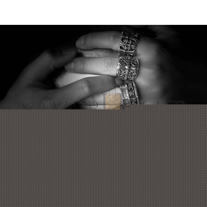 CHROME HEARTS FUCK YOU SPINNER RING