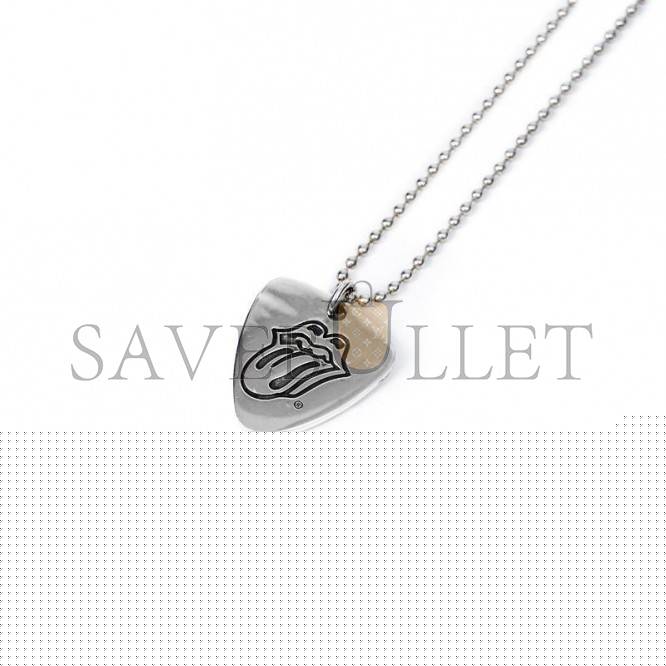 CHROME HEARTS ROLLING STONES GUITAR PICK CHARM