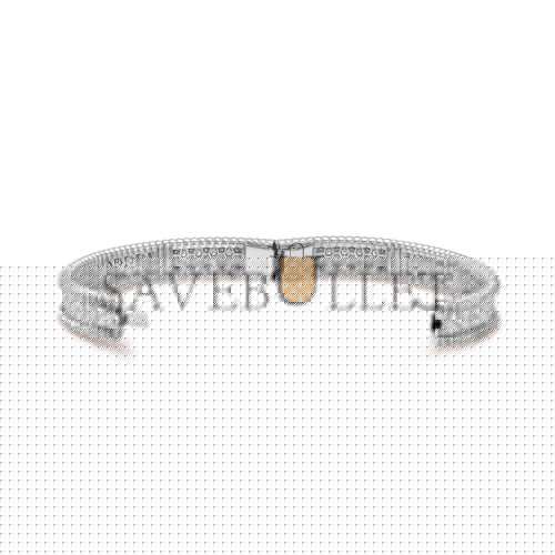 VAN CLEEF ARPELS PERLÉE DIAMONDS BRACELET, 3 ROWS, SMALL MODEL - WHITE GOLD, DIAMOND  VCARO14800