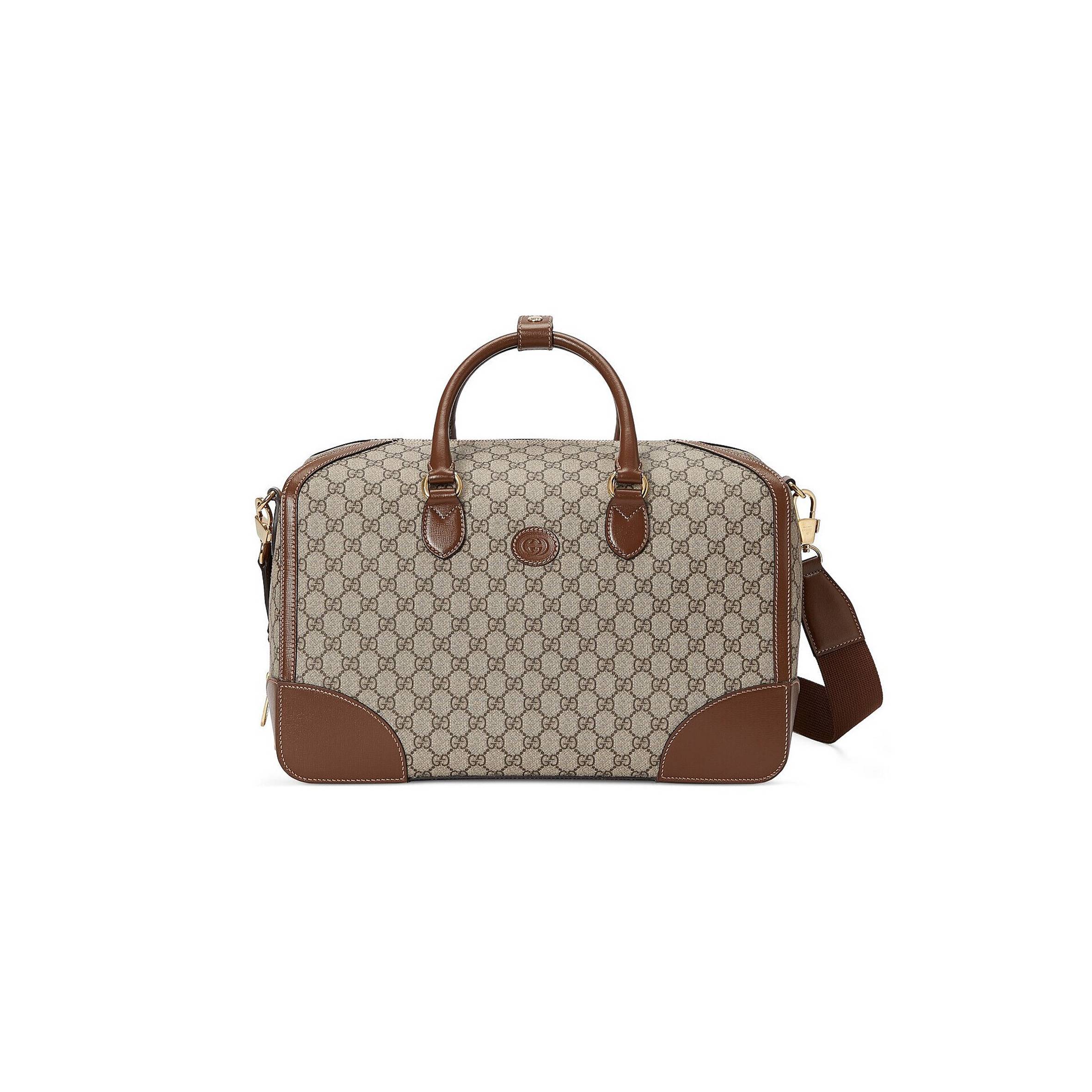 G*u*i duffle bag with interlocking g  696015 (42*26*24cm)
