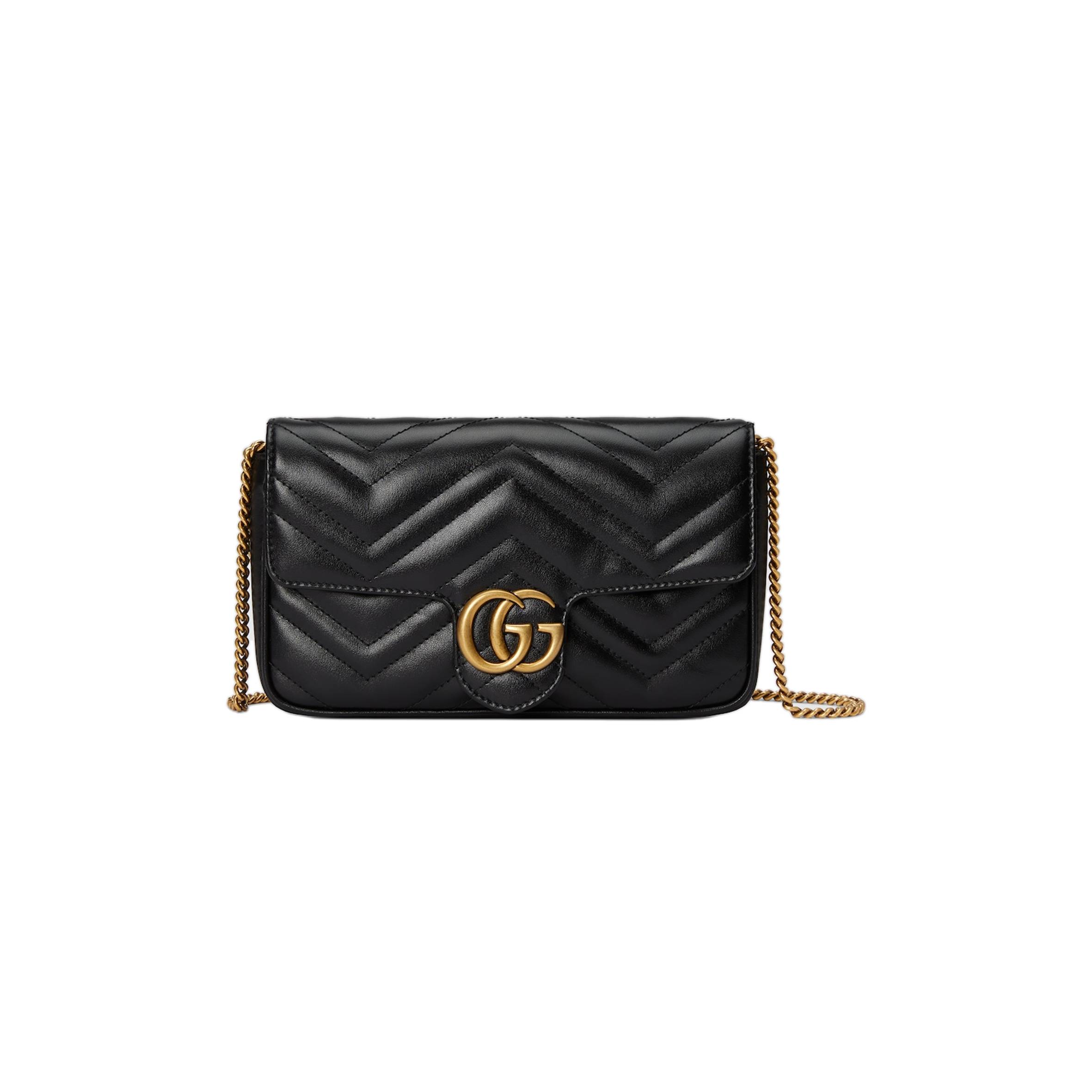 G*u*i marmont matelasse leather super mini bag 476433  (19.5*10.2*5.1cm)