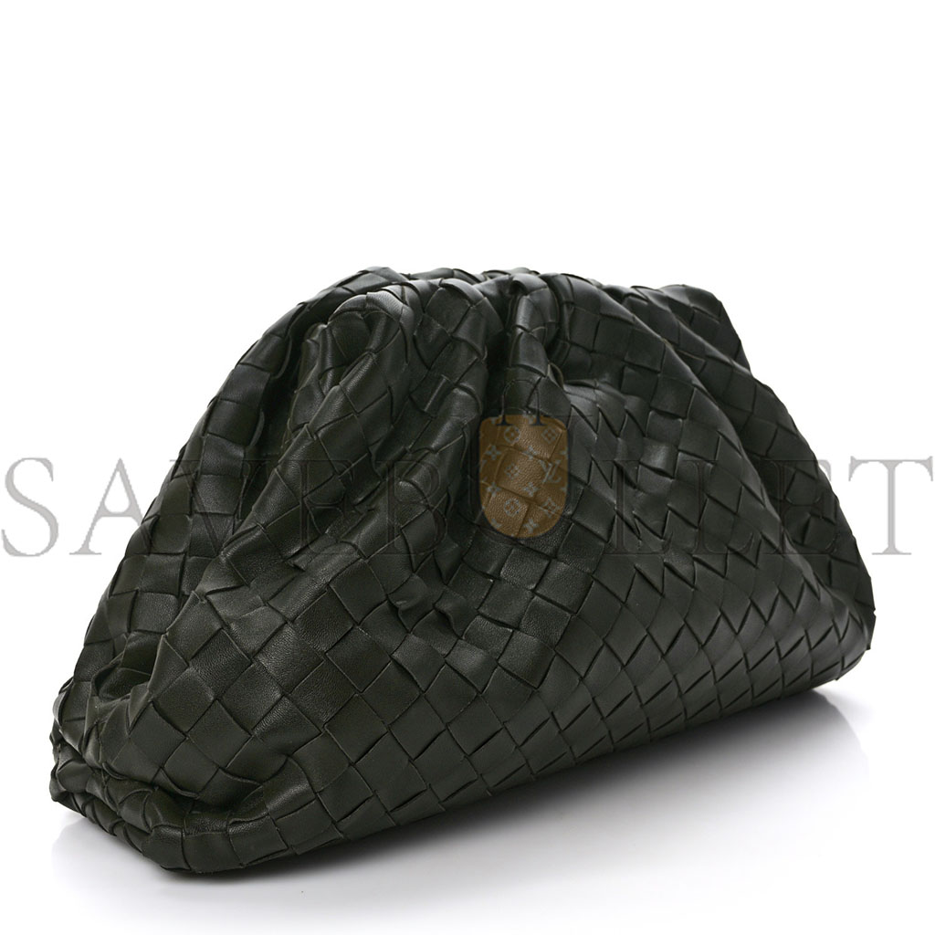 bo*te*ga Ve*ne*ta nappa maxi intrecciato the pouch oversized clutch camping  (36*20*6cm)