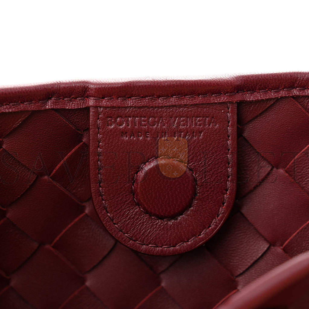 bo*te*ga Ve*ne*ta nappa intrecciato sardine bag barolo (34*23*3cm)