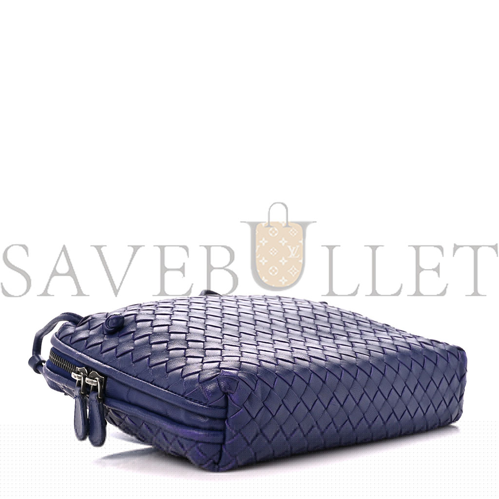 bo*te*ga Ve*ne*ta nappa intrecciato nodini crossbody messenger purple (23*19*5cm)