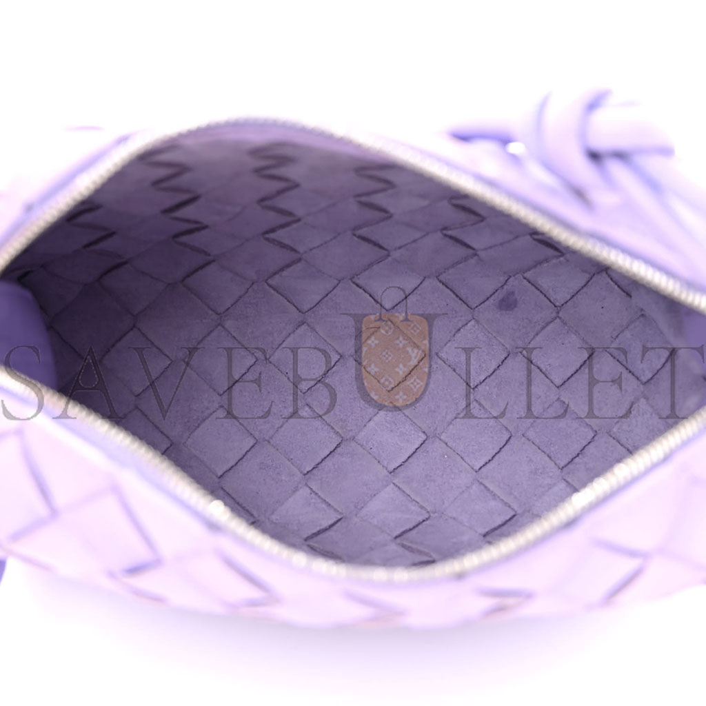bo*te*ga Ve*ne*ta nappa intrecciato mini loop camera bag wisteria  (18*11*8cm)