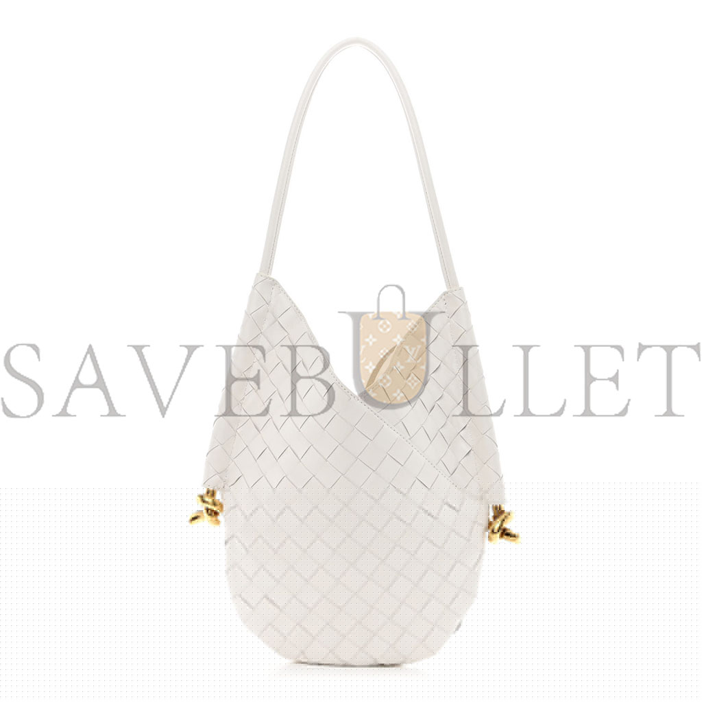 bo*te*ga Ve*ne*ta nappa intrecciato small solstice hobo white  (28*25*3cm)