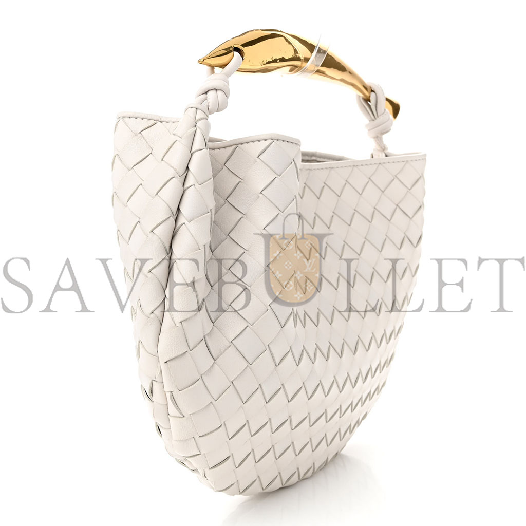 bo*te*ga Ve*ne*ta nappa intrecciato sardine bag chalk (36*23*3cm)