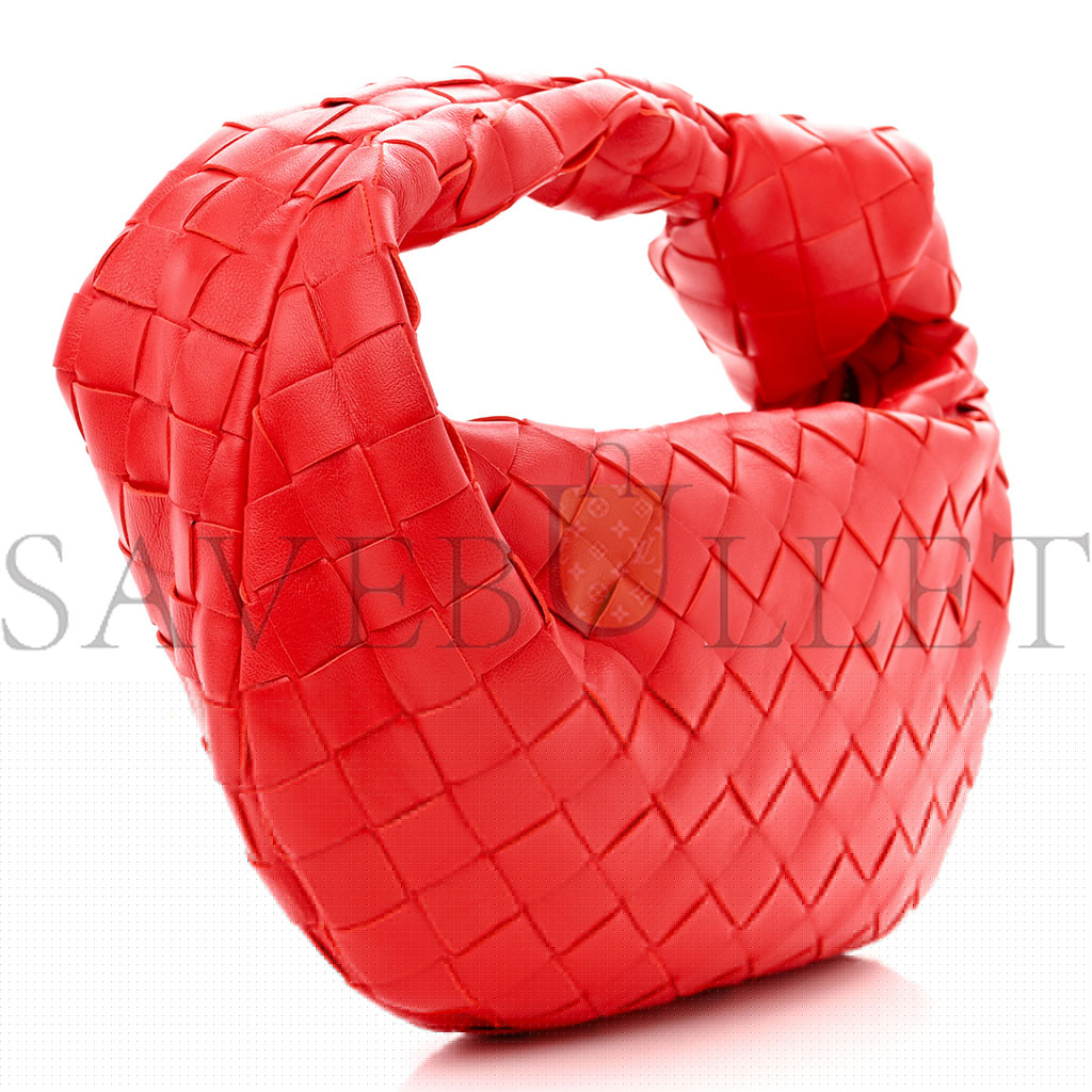 bo*te*ga Ve*ne*ta nappa intrecciato mini jodie redstone (24*13*8cm)