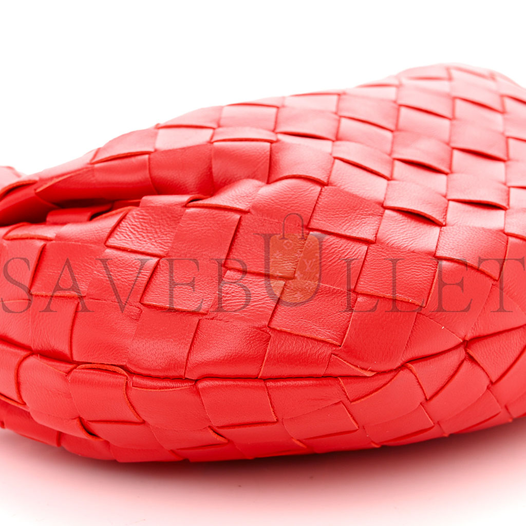 bo*te*ga Ve*ne*ta nappa intrecciato mini jodie redstone (24*13*8cm)