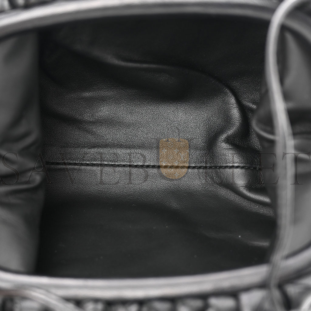 bo*te*ga Ve*ne*ta nappa intrecciato the mini pouch black  (22*15*7cm)