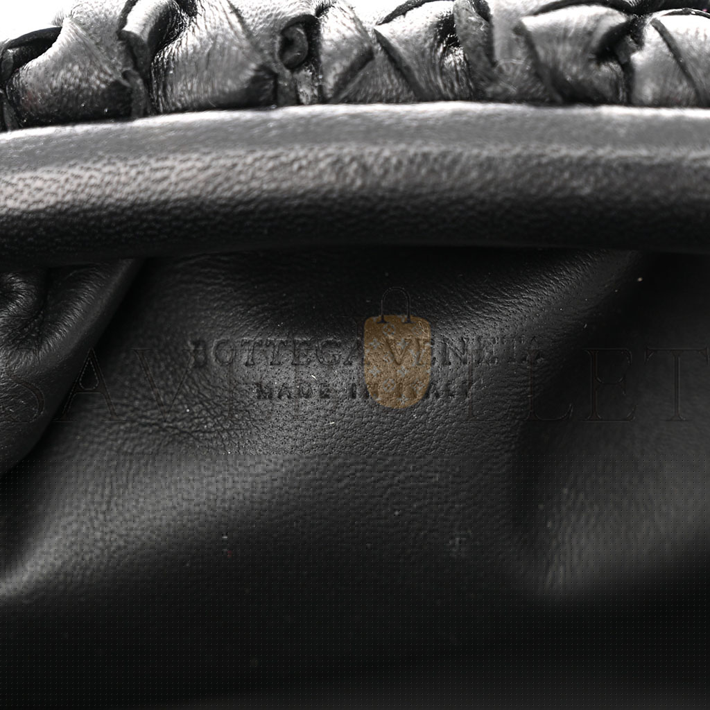 bo*te*ga Ve*ne*ta nappa intrecciato the mini pouch black  (22*15*7cm)