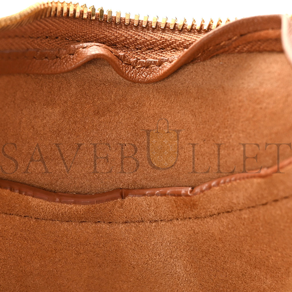 bo*te*ga Ve*ne*ta nappa intrecciato small drop shoulder bag wood  (23*34*6cm)