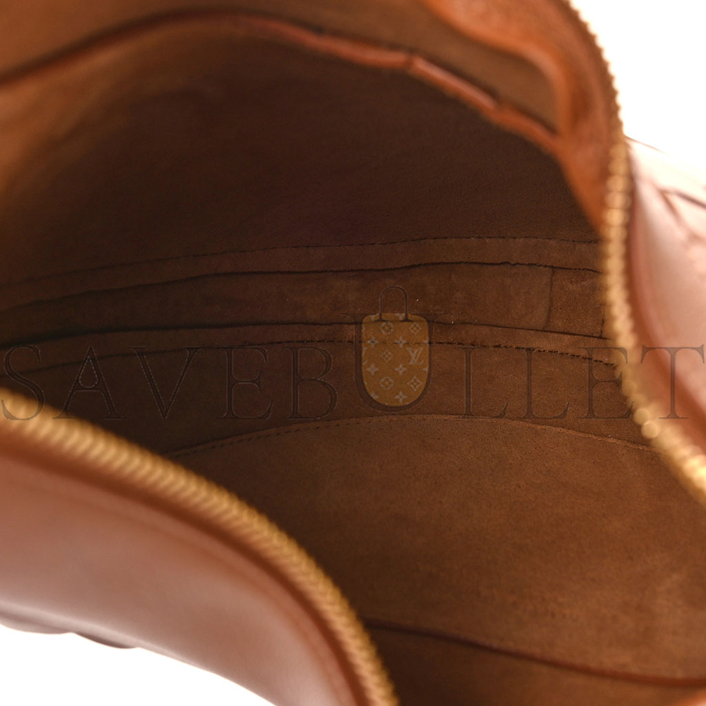 bo*te*ga Ve*ne*ta nappa intrecciato small drop shoulder bag wood  (23*34*6cm)