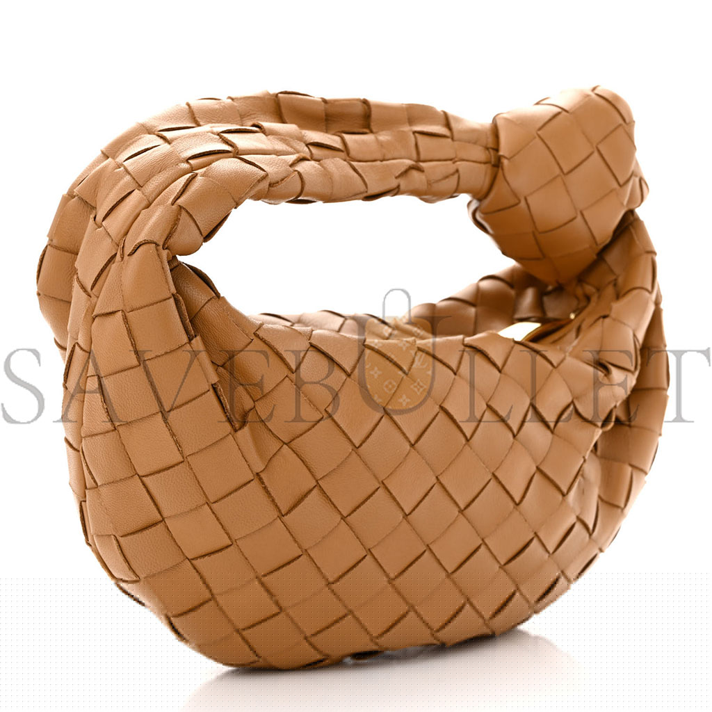 bo*te*ga Ve*ne*ta nappa intrecciato mini jodie caramel  (23*13*5cm)