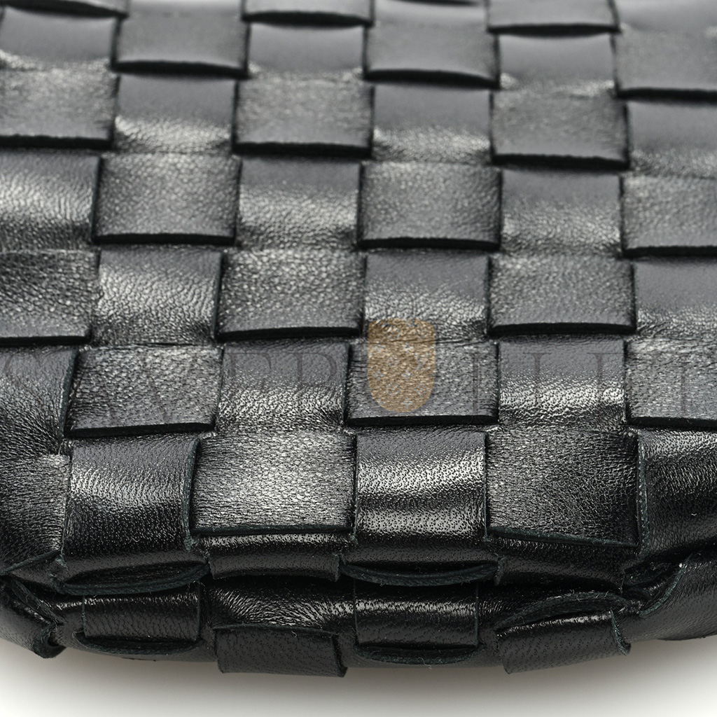 bo*te*ga Ve*ne*ta nappa intrecciato mini sardine bag black  (20*14*3cm)