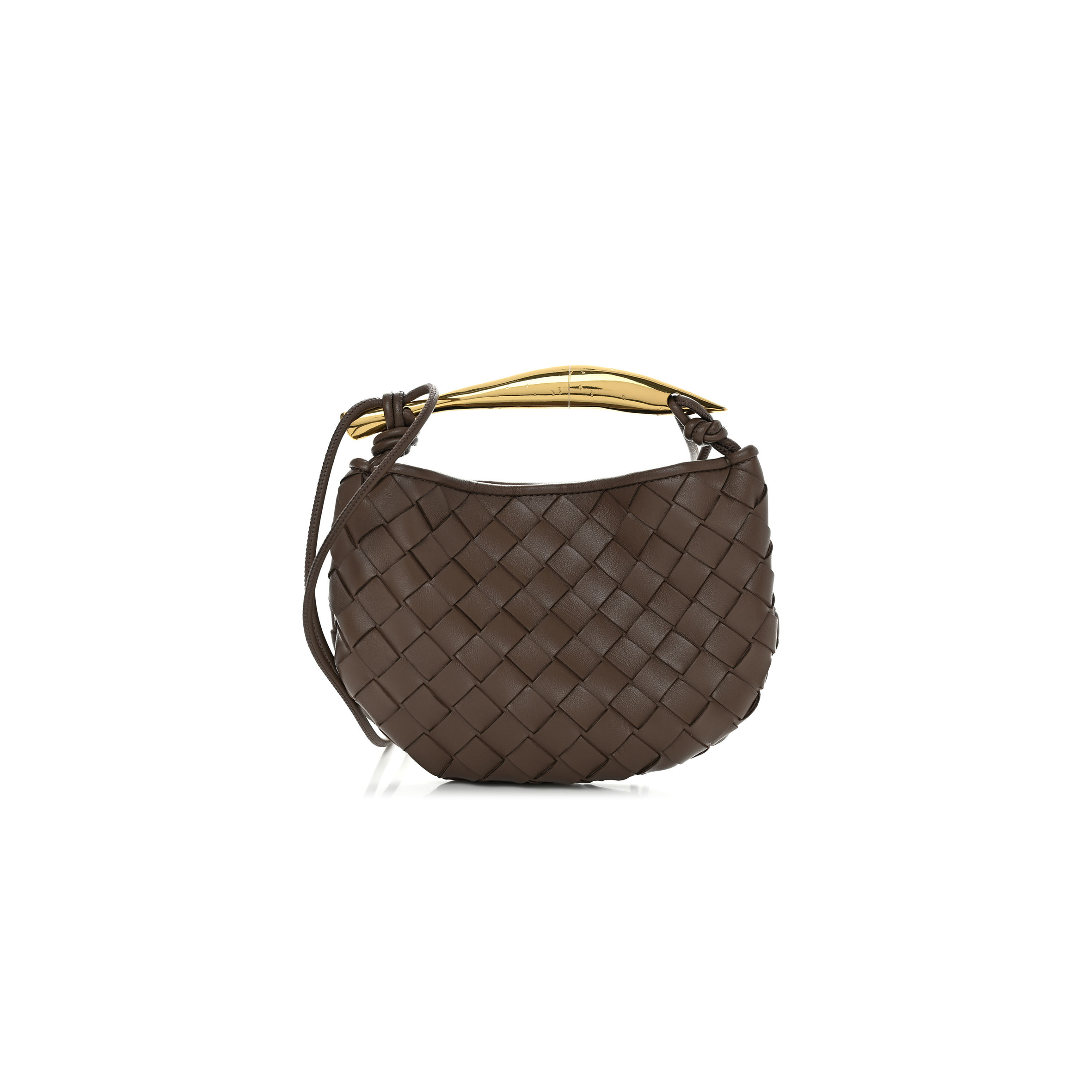 bo*te*ga Ve*ne*ta nappa intrecciato mini sardine bag taupe grey  (20*14*3cm)