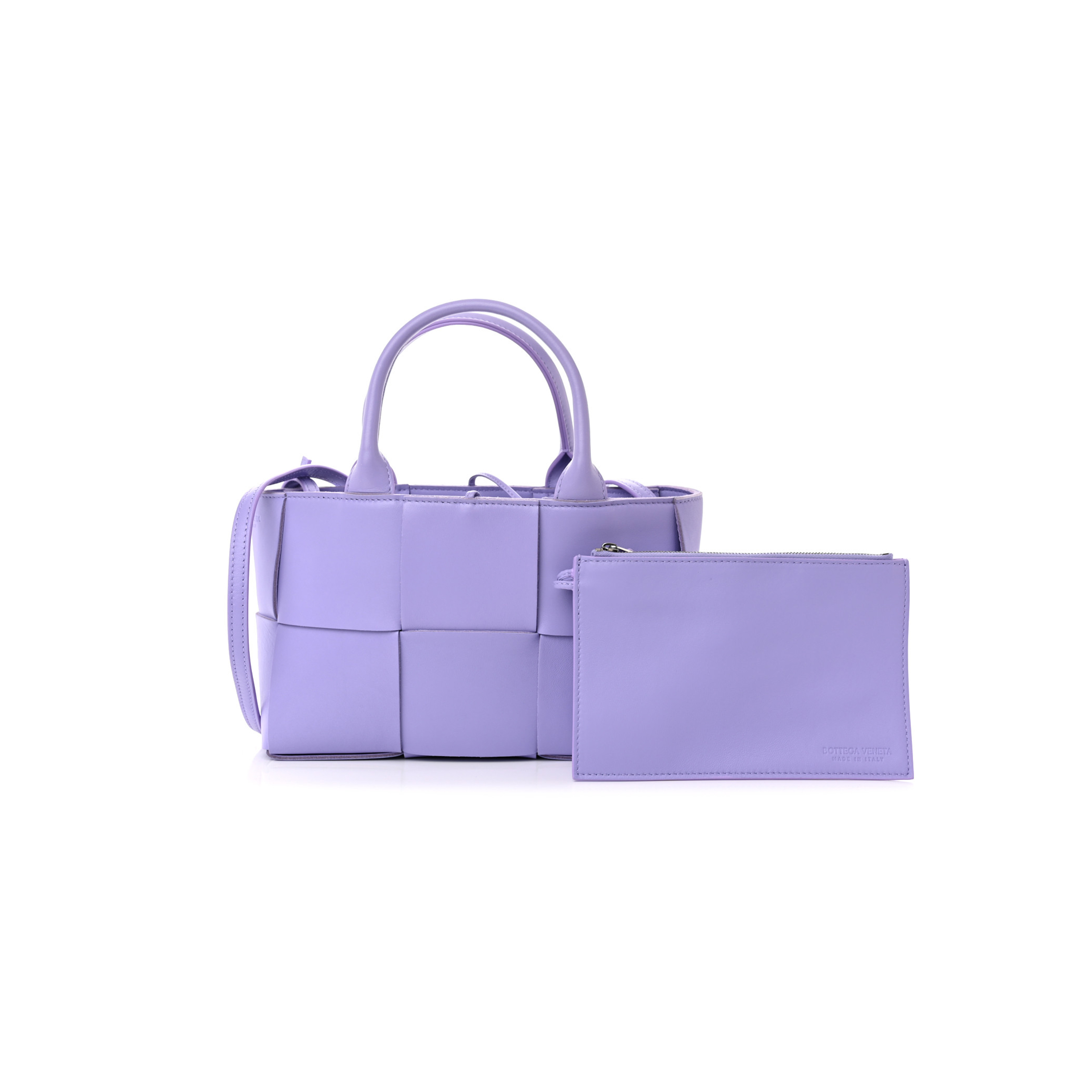 bo*te*ga Ve*ne*ta nappa intrecciato mini arco tote wisteria  (25*17*9cm)