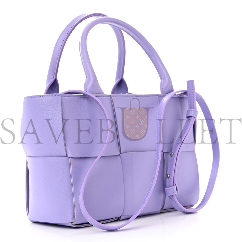 bo*te*ga Ve*ne*ta nappa intrecciato mini arco tote wisteria  (25*17*9cm)