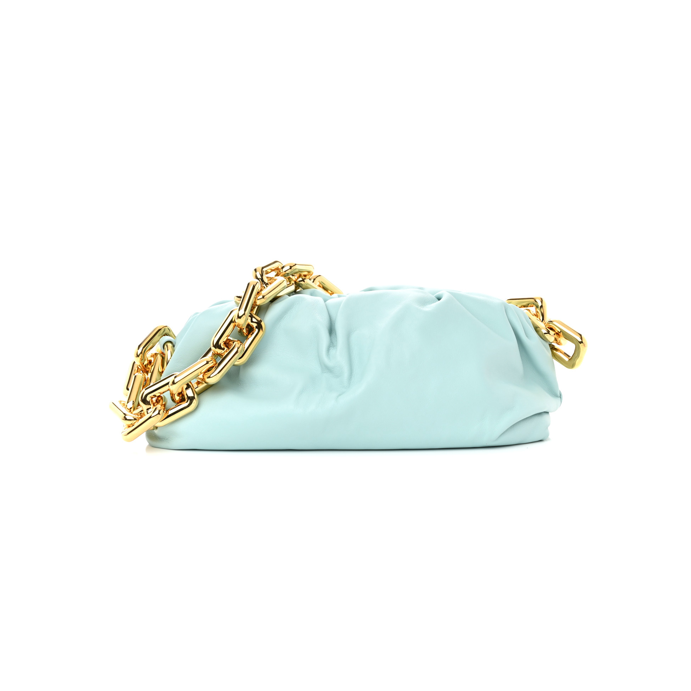 bo*te*ga Ve*ne*ta calfskin the pouch chain spearmint  (30*15*10cm)