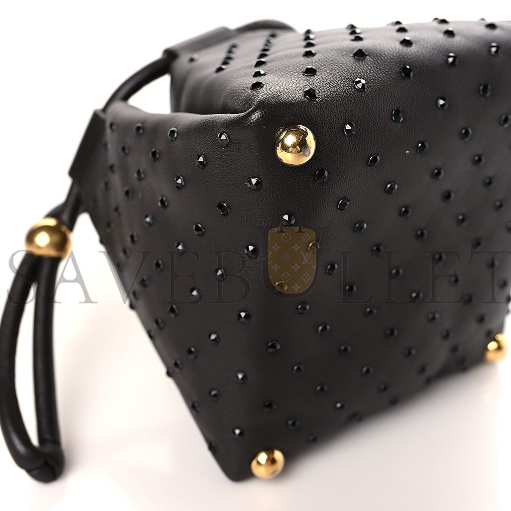 bo*te*ga Ve*ne*ta nappa strass pyramid bag fondant  (15*15*13cm)