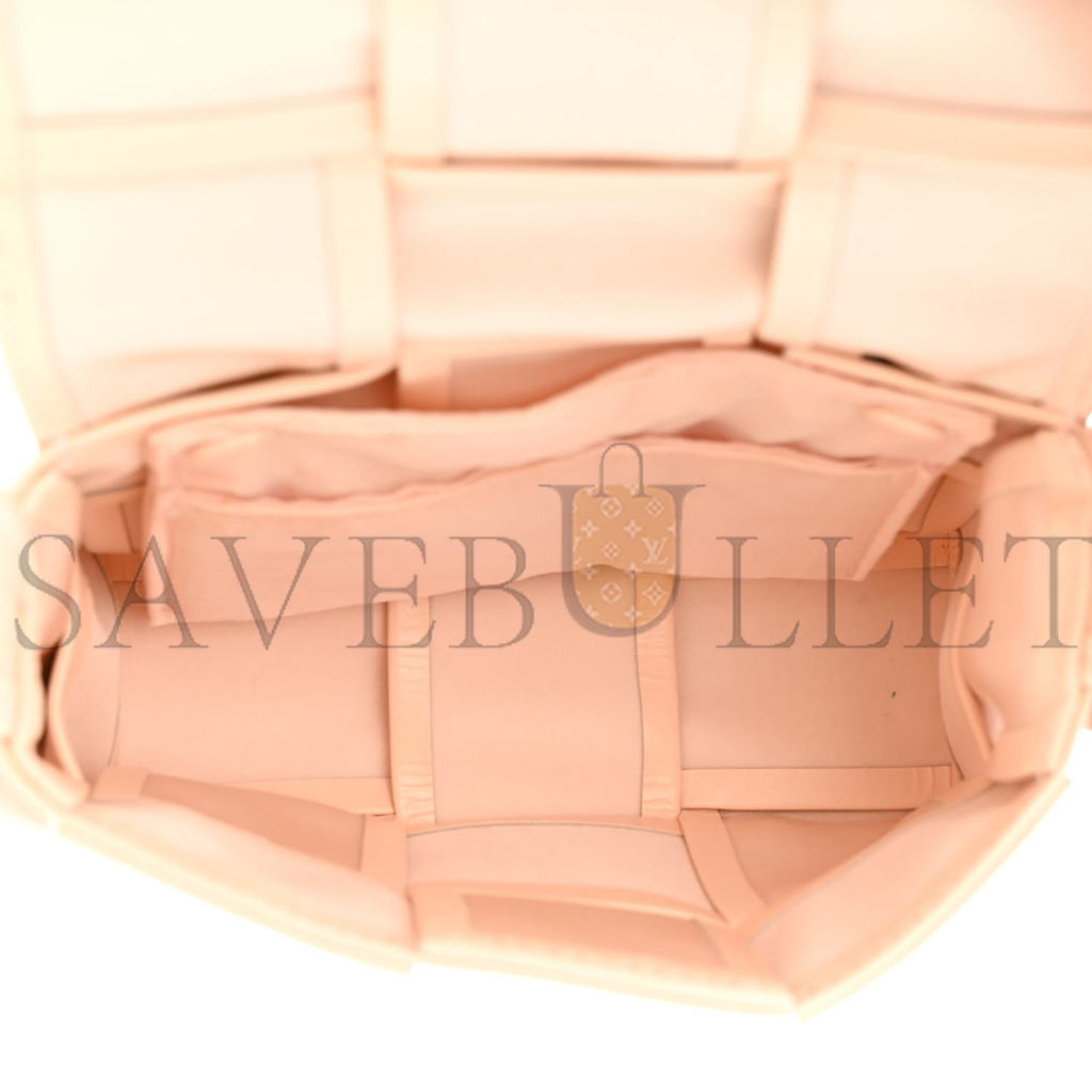 bo*te*ga Ve*ne*ta lambskin maxi intrecciato extra mini cassette crossbody bag melon washed  (12*9*4cm)