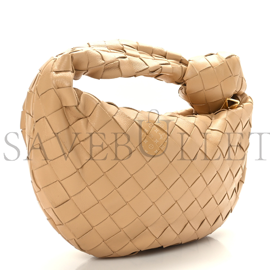 bo*te*ga Ve*ne*ta nappa intrecciato mini jodie almond  (23*13*5cm)