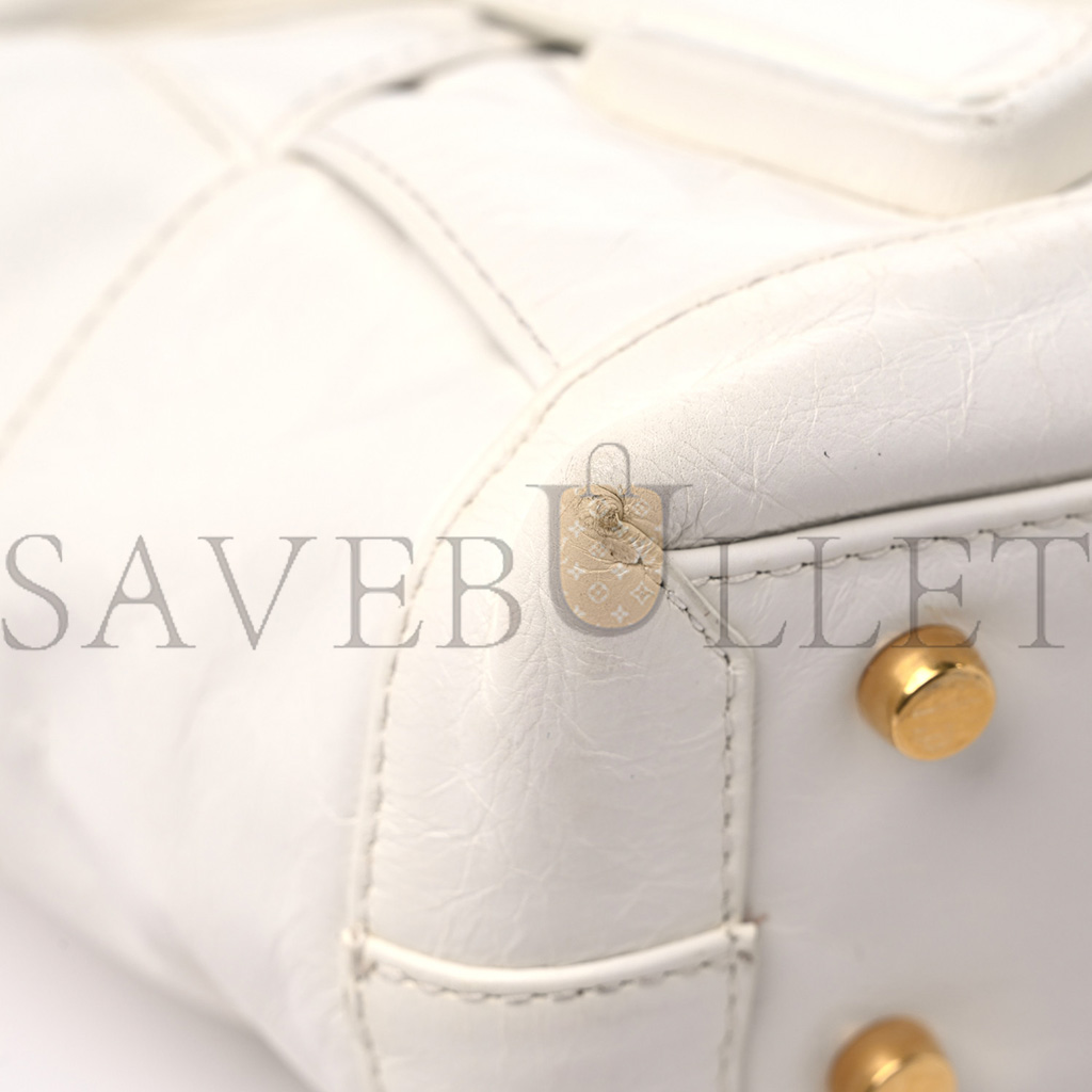 bo*te*ga Ve*ne*ta paper calfskin maxi intrecciato mini arco slouch plaster  (18*17*8cm)