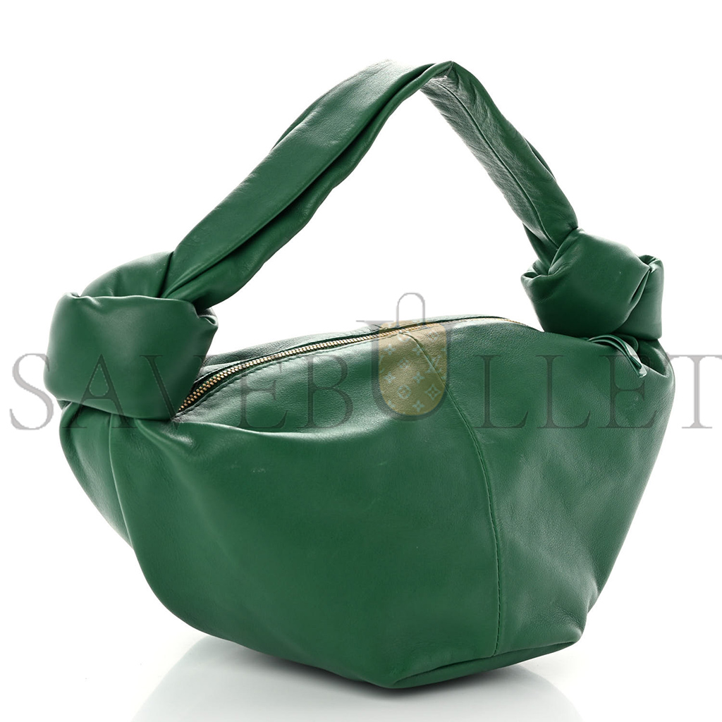 bo*te*ga Ve*ne*ta nappa mini double knot bag racing green  (28*15*14cm)