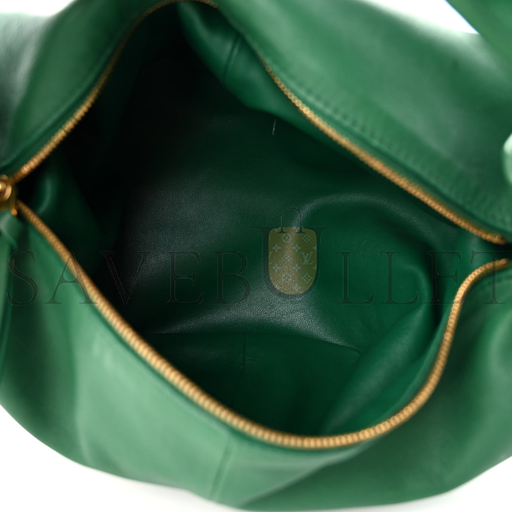 bo*te*ga Ve*ne*ta nappa mini double knot bag racing green  (28*15*14cm)