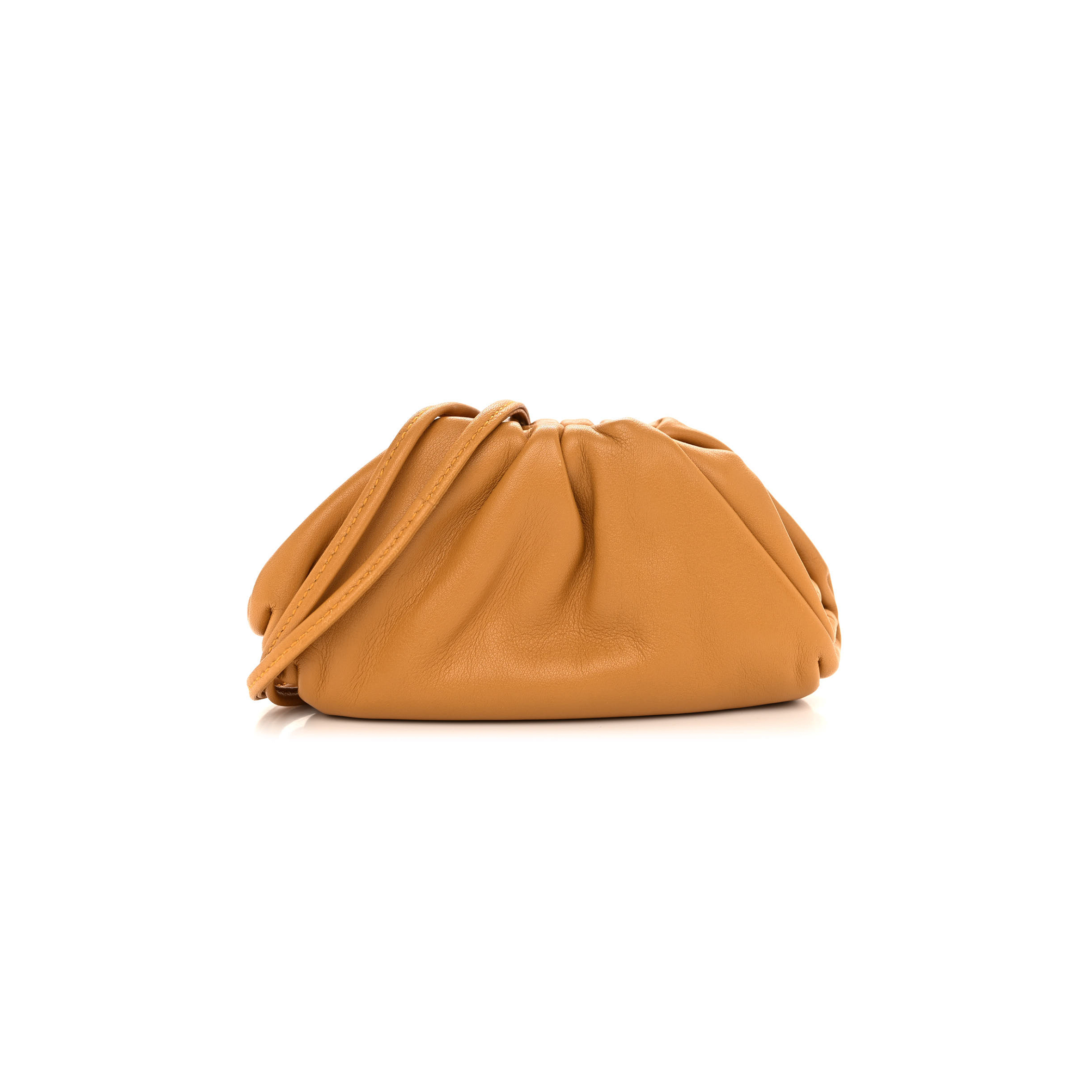 bo*te*ga Ve*ne*ta butter calfskin coin purse ocra  (13*8*4cm)
