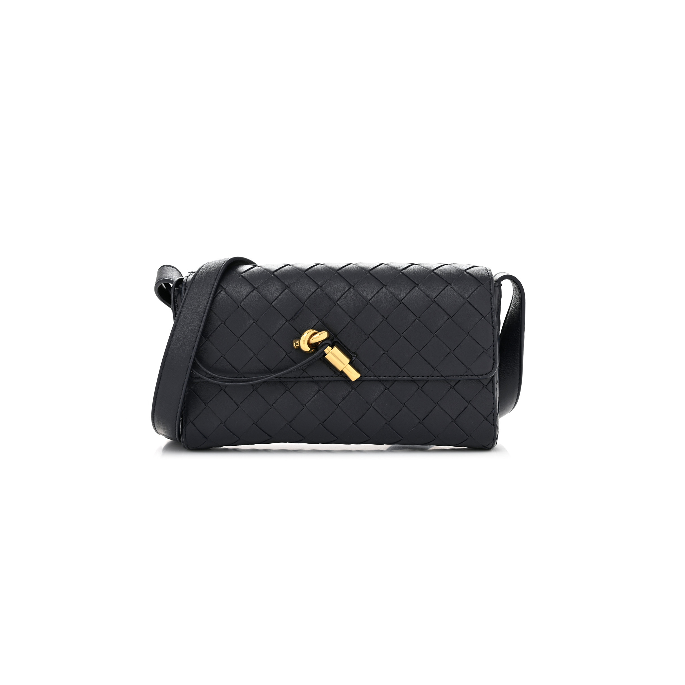 bo*te*ga Ve*ne*ta nappa intrecciato mini andiamo crossbody bag space  (22*13*5cm)