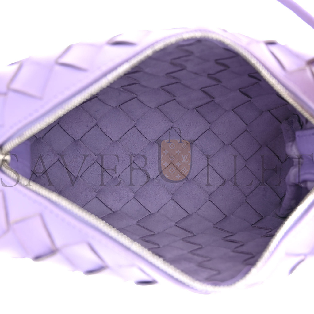 bo*te*ga Ve*ne*ta nappa intrecciato mini loop camera bag wisteria  (17*11*7cm)