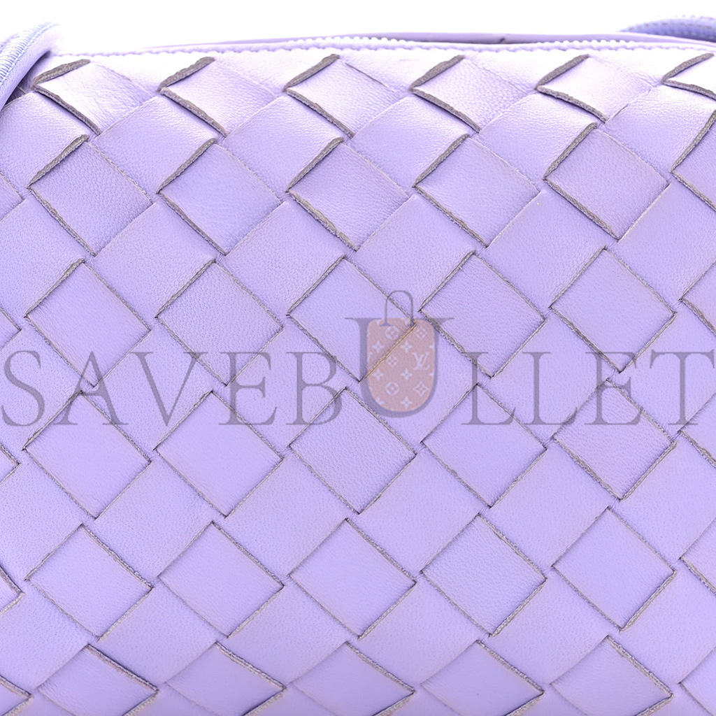 bo*te*ga Ve*ne*ta nappa intrecciato mini loop camera bag wisteria  (17*11*7cm)