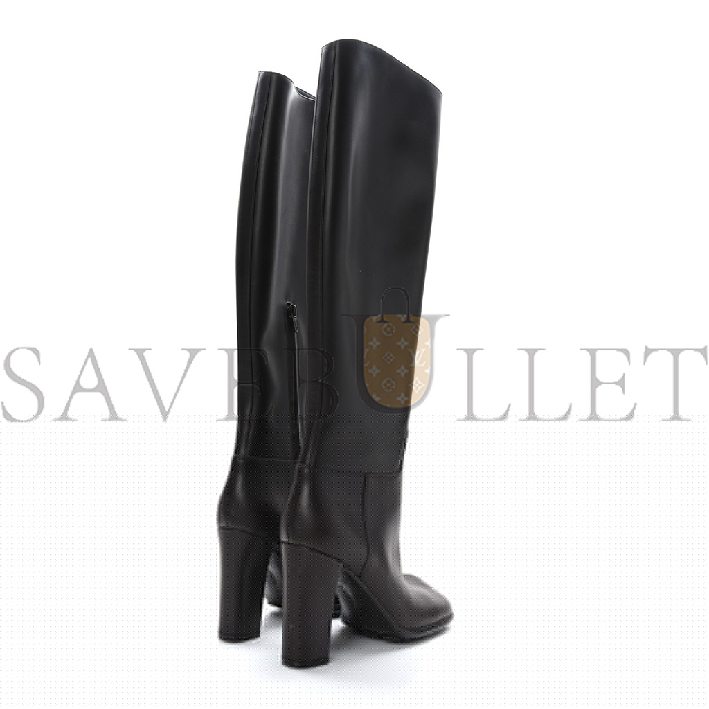 bo*te*ga Ve*ne*ta calfskin storm knee high boots 39 fondant