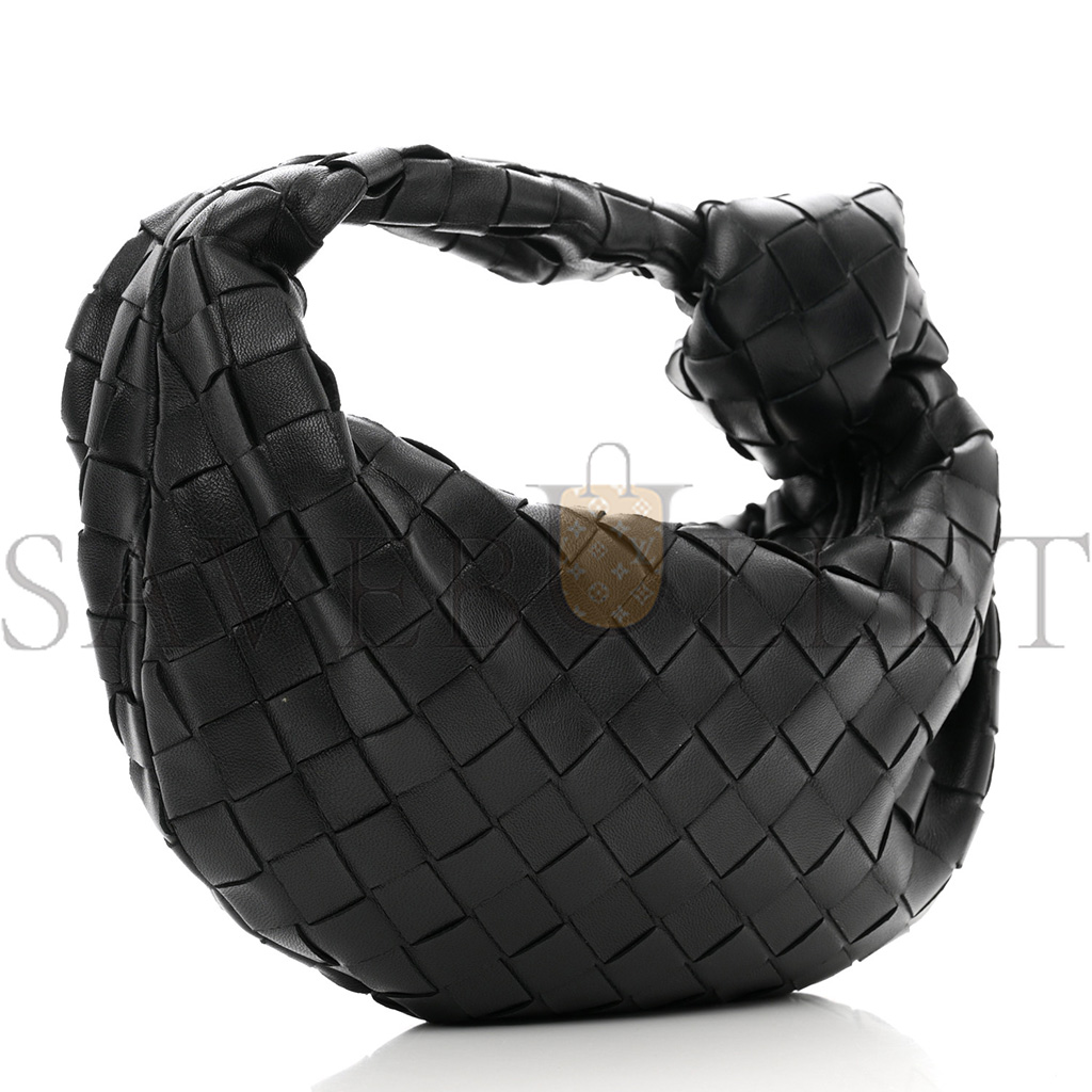 bo*te*ga Ve*ne*ta nappa intrecciato mini jodie black (25*14*6cm)