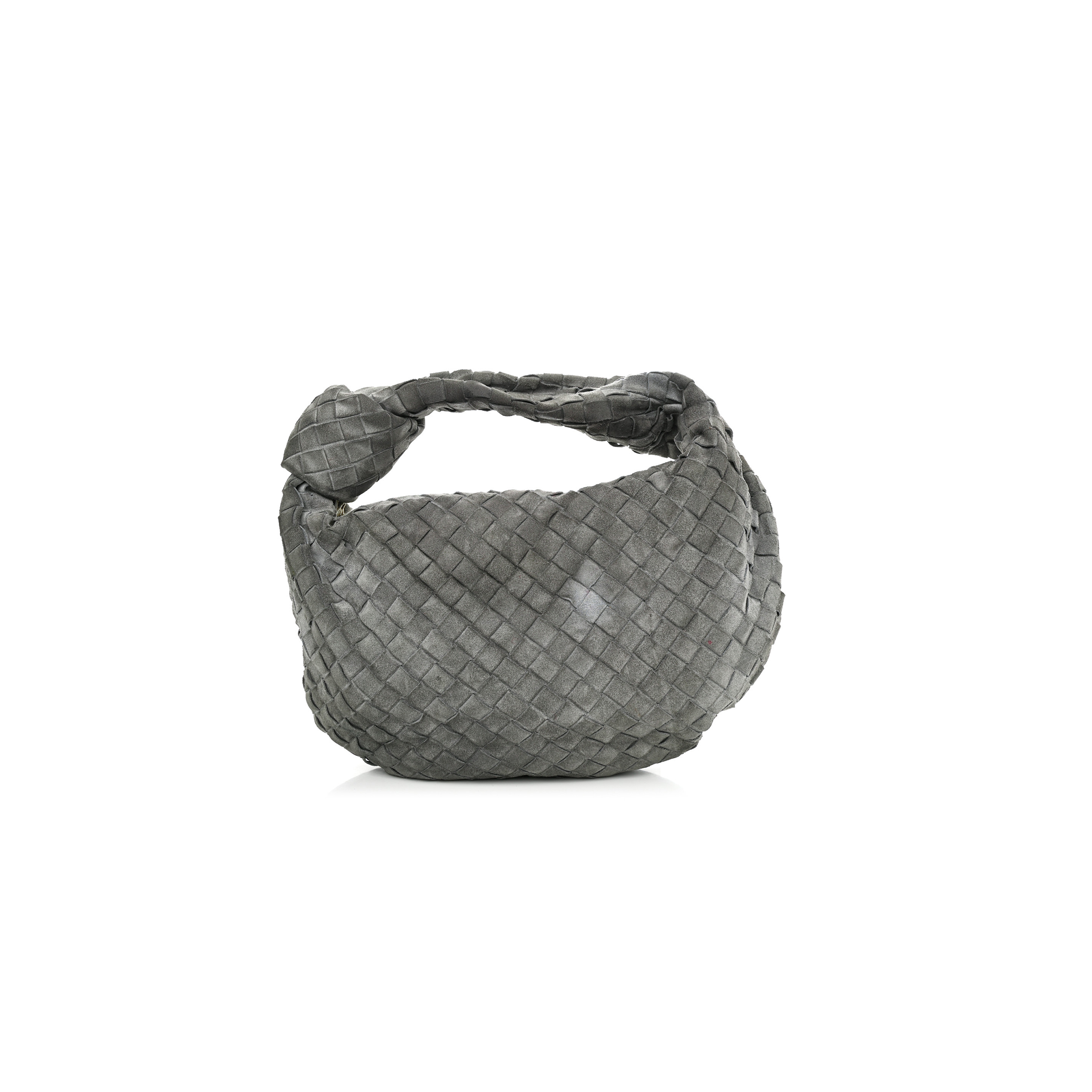 bo*te*ga Ve*ne*ta suede calfskin intrecciato teen jodie hobo thunder  (36*22*13cm)